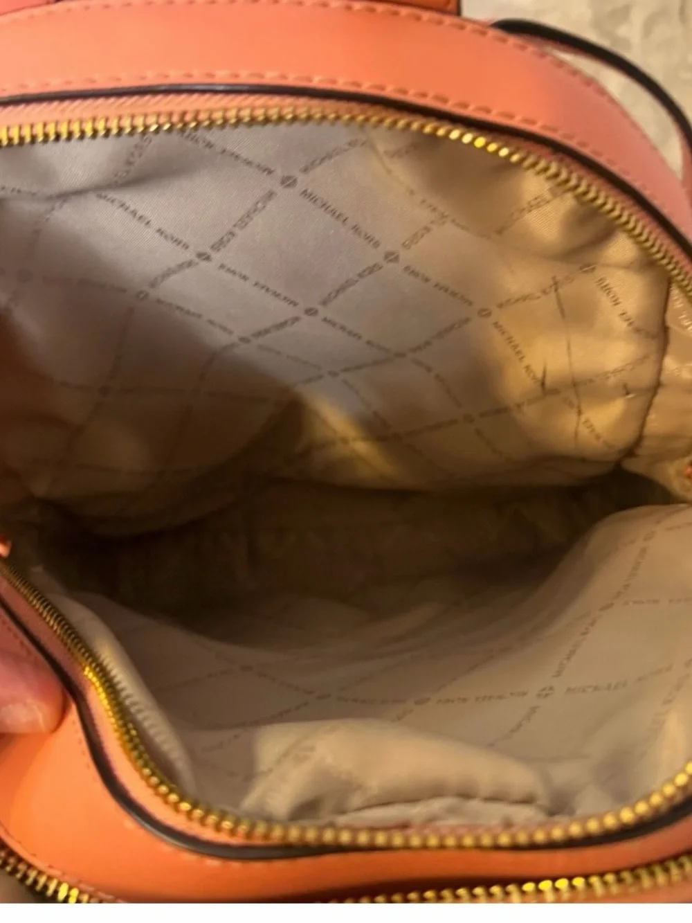 Michael Kors Coral Leather purse Backpack